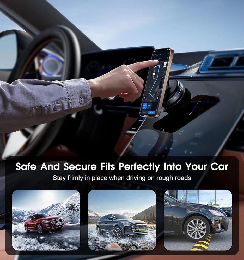 Holdify| Vaccum Suction Magnetic Phone Holder